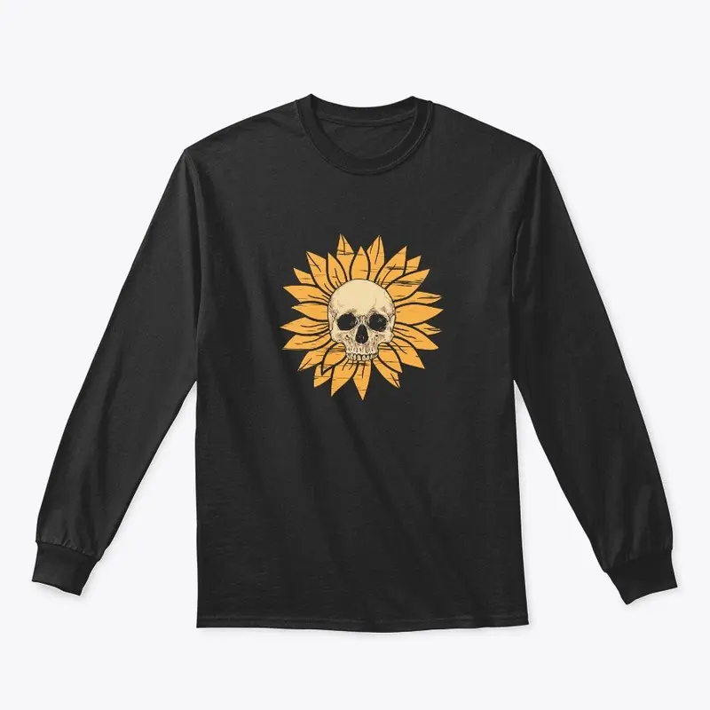 Sunflower Skull T-Shirt