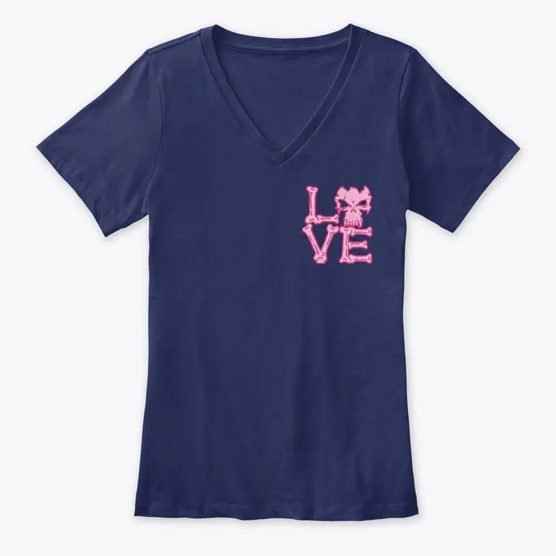 Skull and Bones "Love" T-Shirt