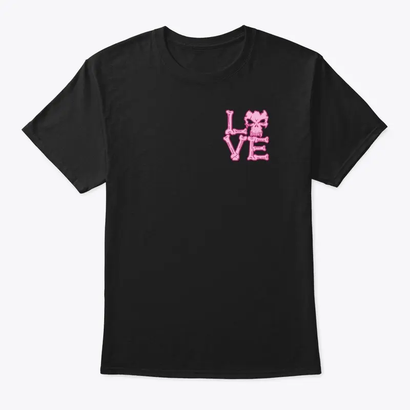 Skull and Bones "Love" T-Shirt